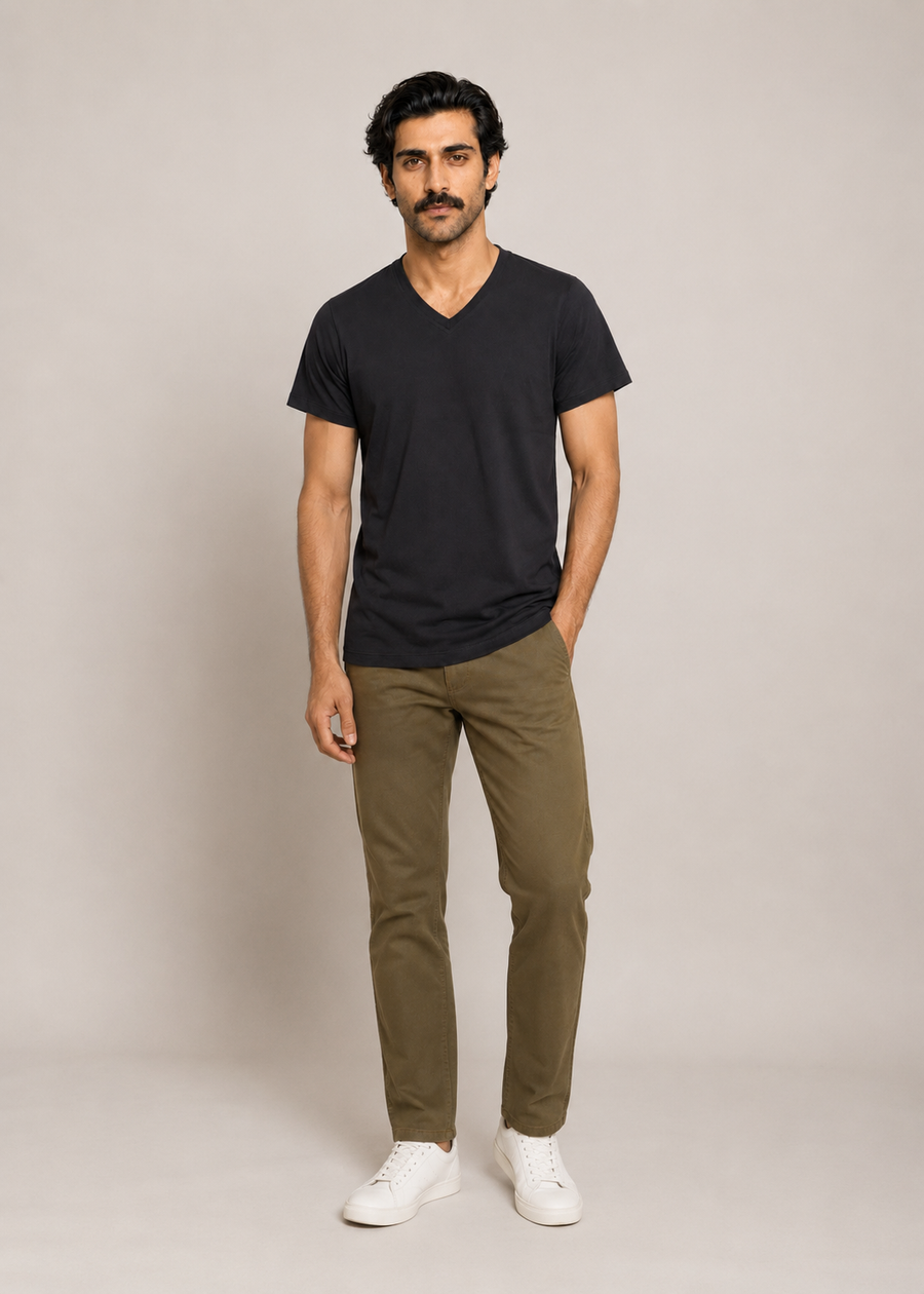 Basic V-Neck T-Shirt