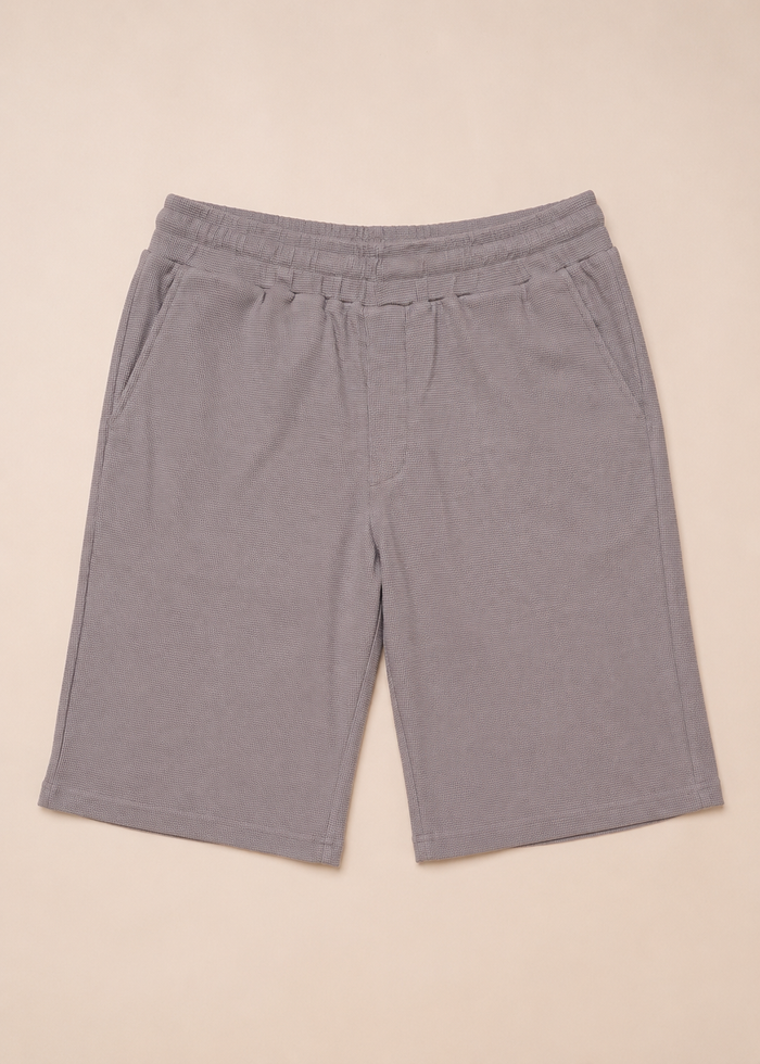 WAFFLE KNIT SHORTS