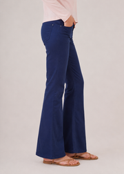 Flared leg cotton pants - WDJ04SS26