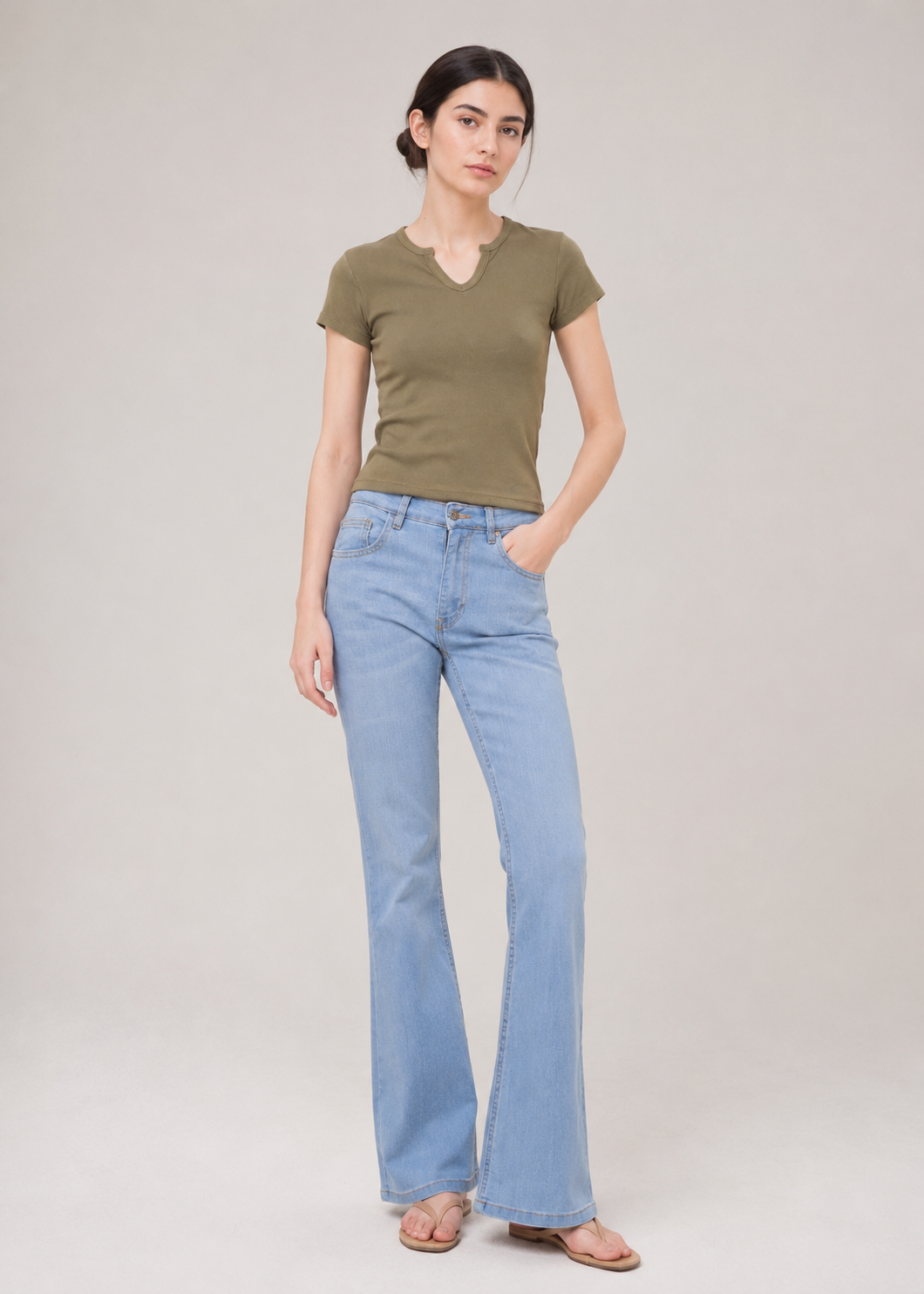 staright leg jeans