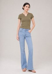 staright leg jeans