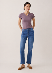 straight leg jeans