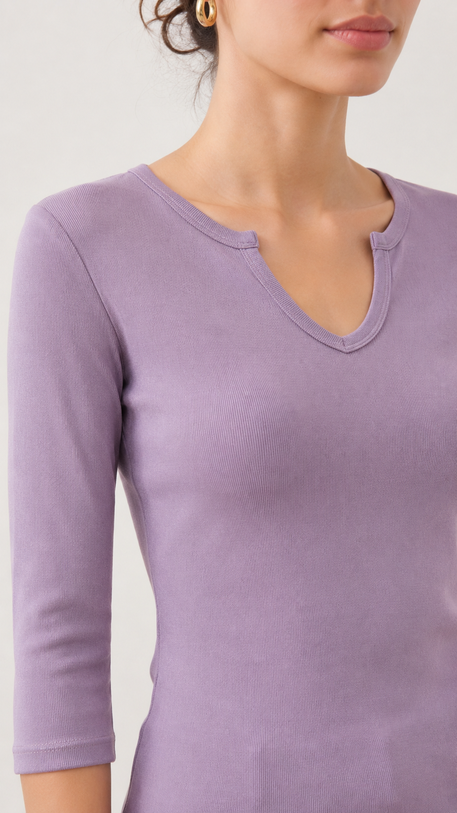 V-Cut Neck Tshirt