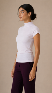 Mock Neck T-shirt