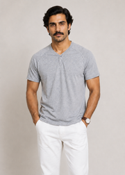 Knit Henley T-Shirt