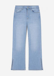 side slit loose jeans - WDJ11SS26