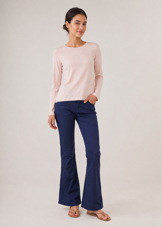 wide leg cotton trousers - WDJ04SS26