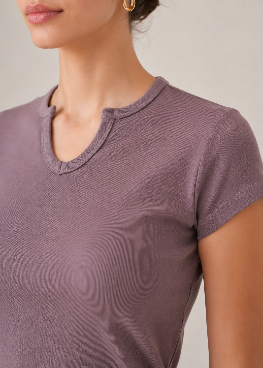 V-Cut Neck Tshirt