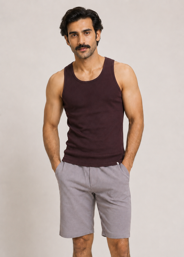 RIBBED TANK TOP