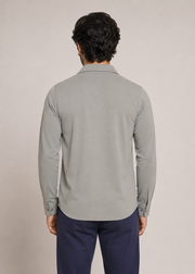 athleisure button down shirt