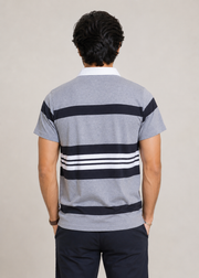 striped polo shirt - MKP08SS26B