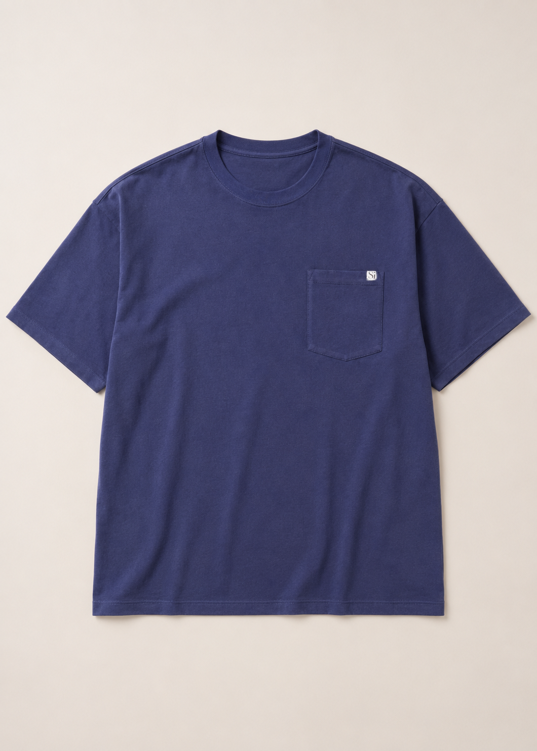 Crew Neck Pocket T-Shirt