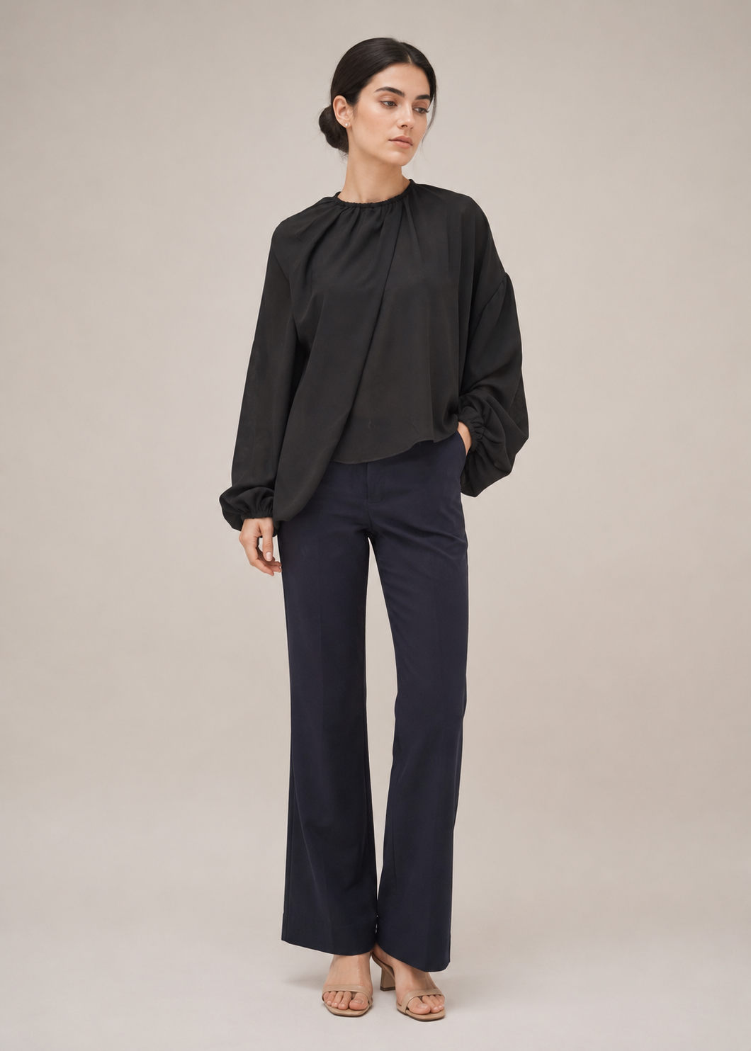 overlaped fashion top