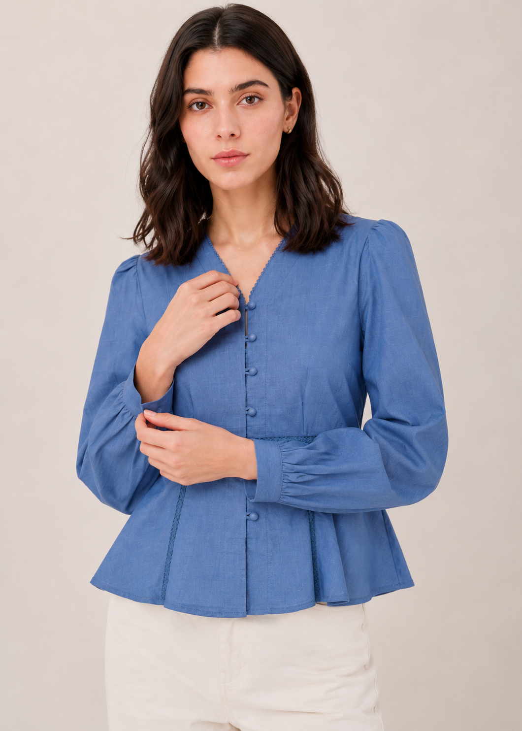 flarred cotton top