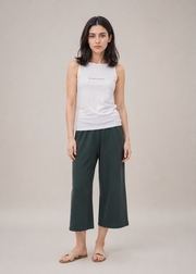 Sleeve sless slogan top