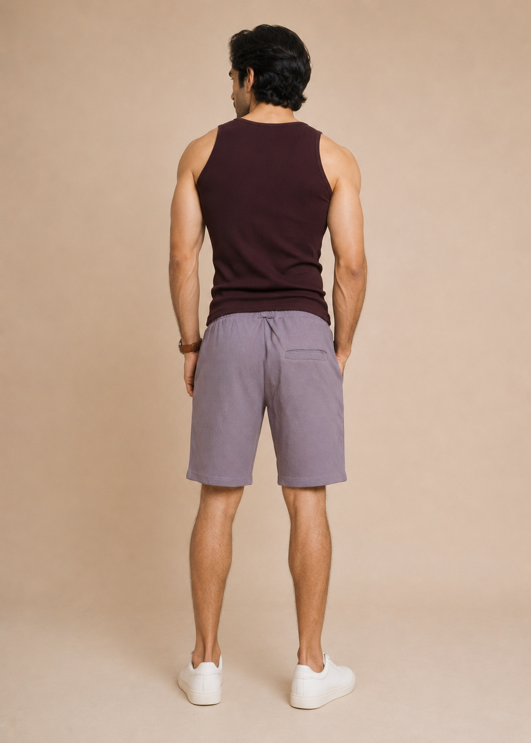 Relaxed Fit Knit Shorts
