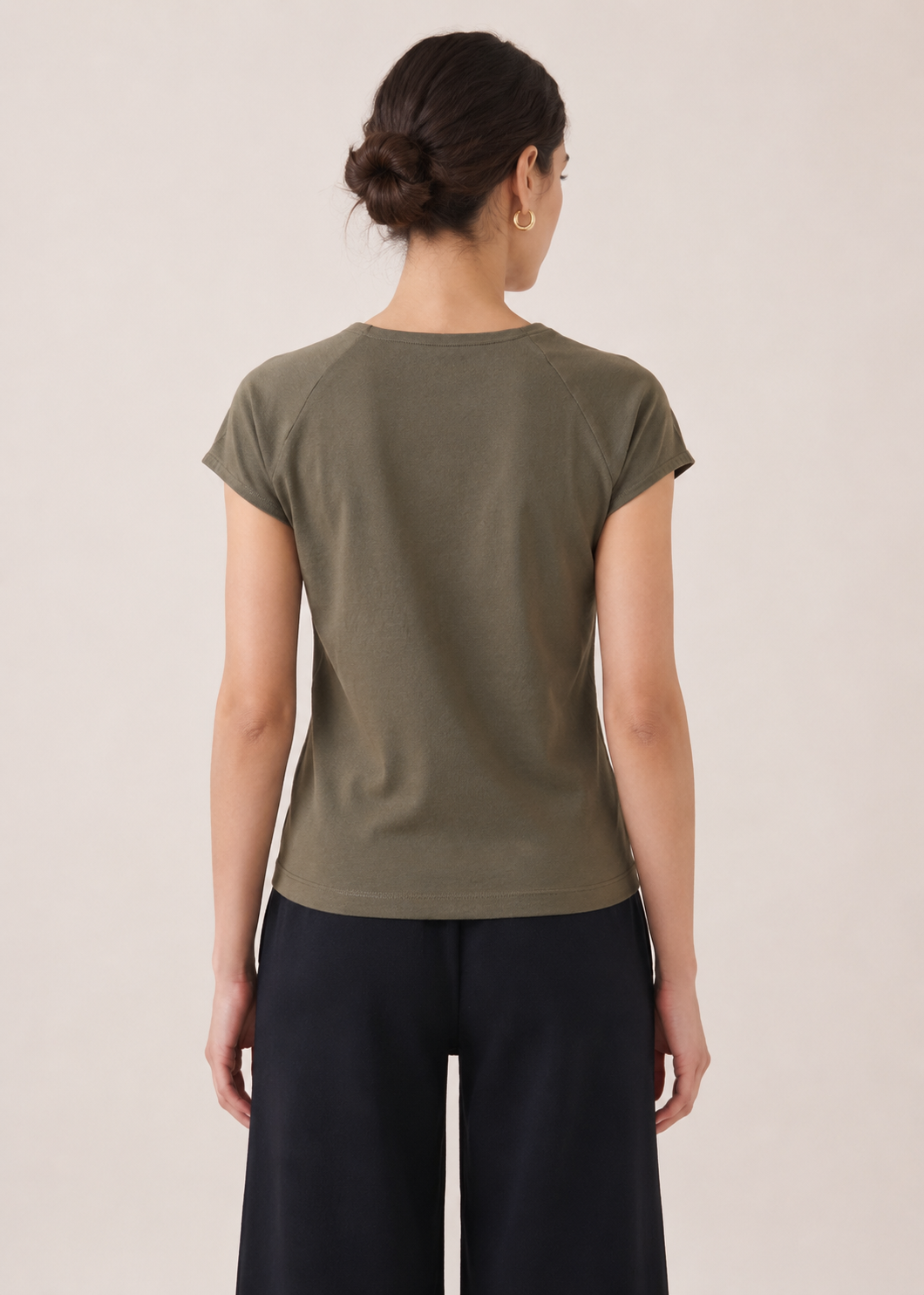 raglan sleeve crew neck t-shirt - WKT013B26