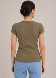 V-Cut Neck Tshirt