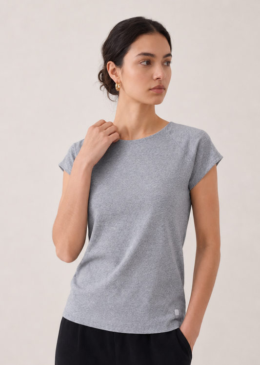 RAGLAN CREW NECK TEE