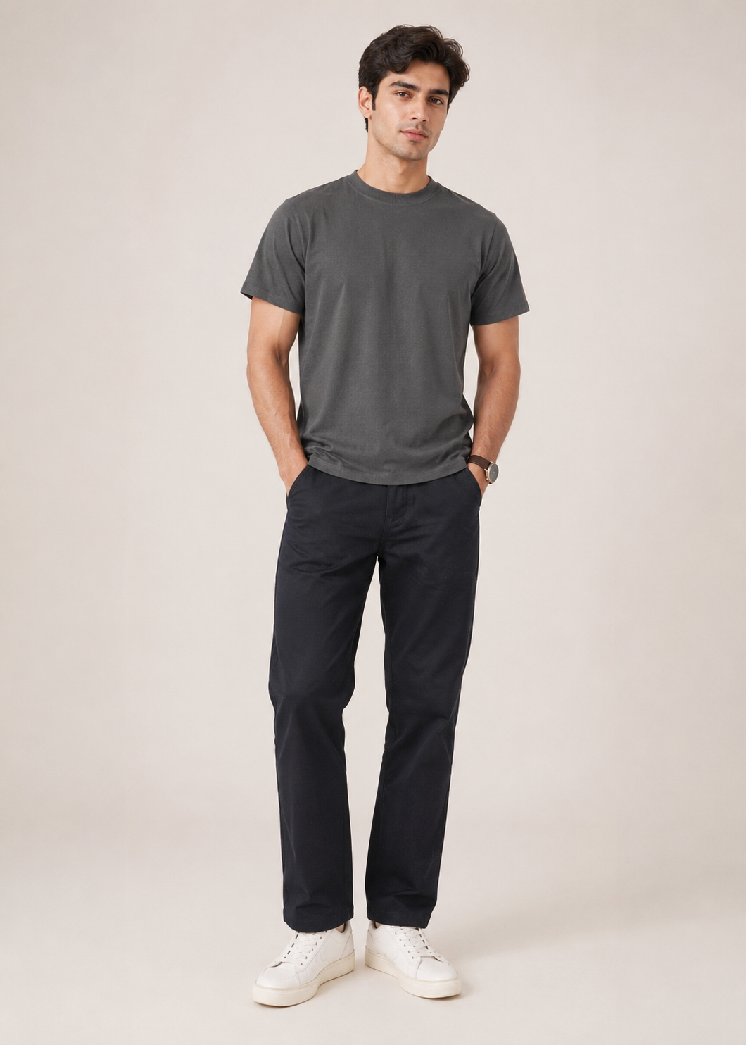 jogger fit trousers