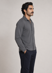 Athleisure Button Down Shirt