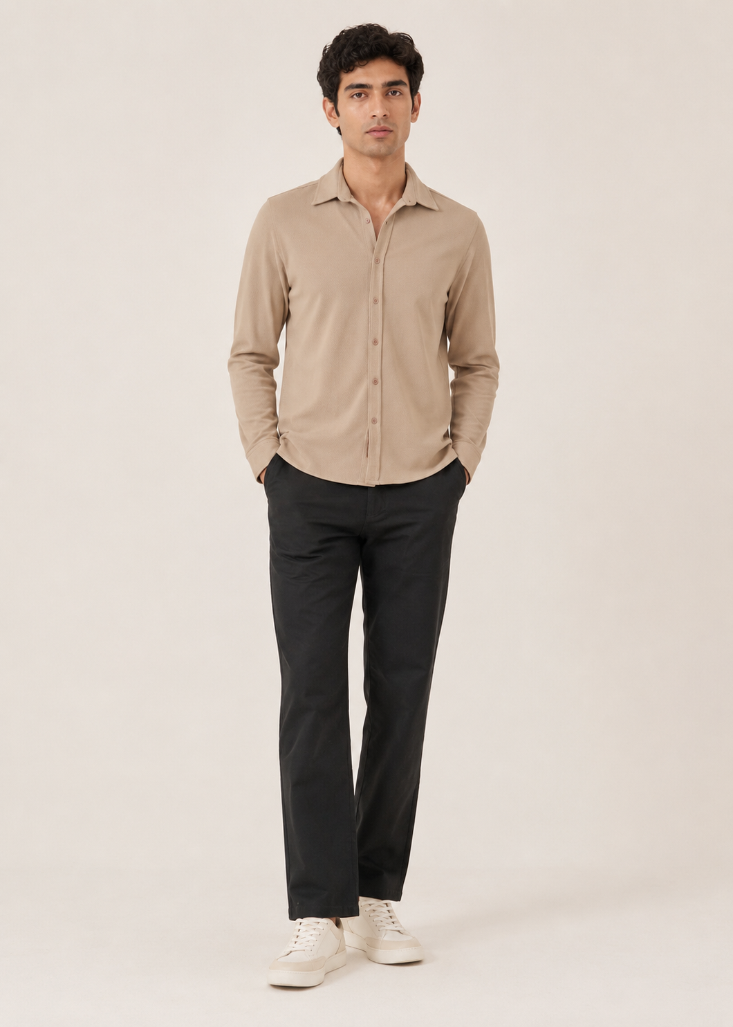 Athleisure Button Down Shirt