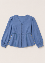 flarred cotton top