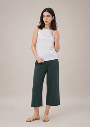 Sleeve sless slogan top