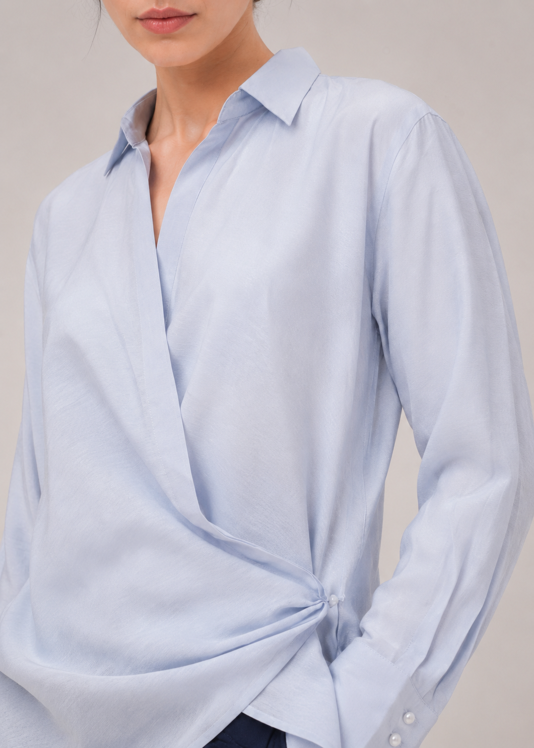 overlaped fashion top