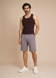 Relaxed Fit Knit Shorts