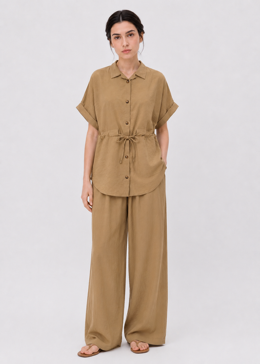 MINIMALIST DRAWSTRING CO-ORD SET