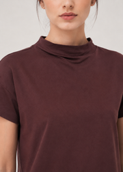 mock neck tshirt