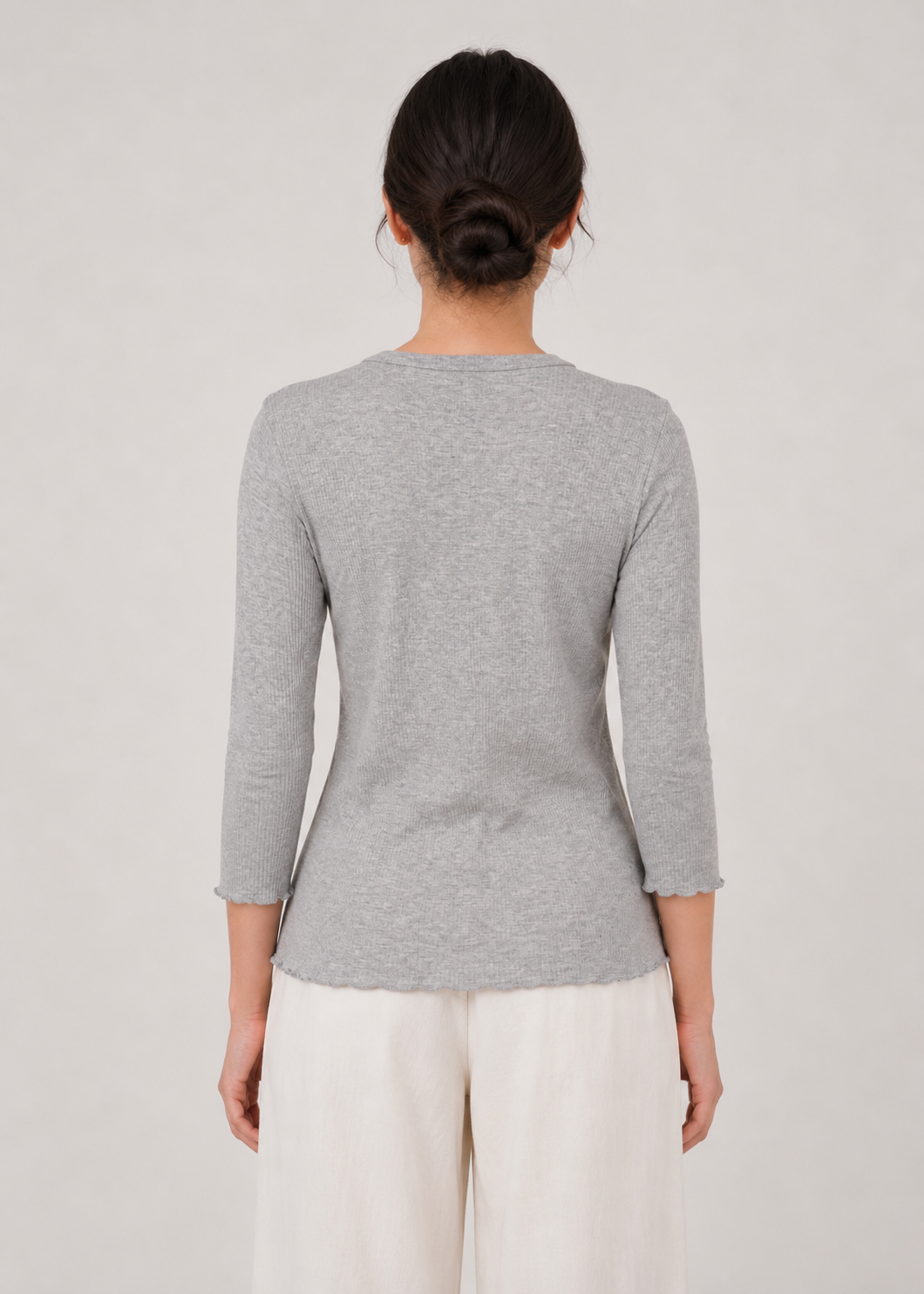 front open knit shirt