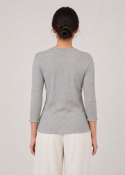 front open knit shirt