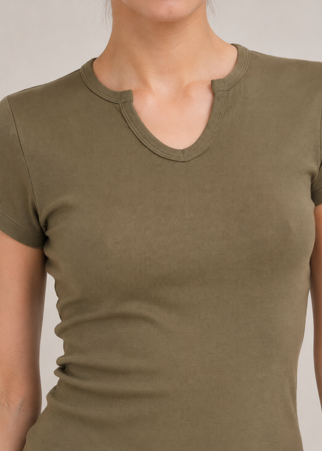 V-Cut Neck Tshirt