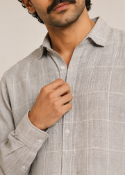 Linen Checkered Shirt
