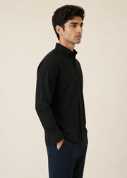 mens linen button down shirt - MW09SS26B