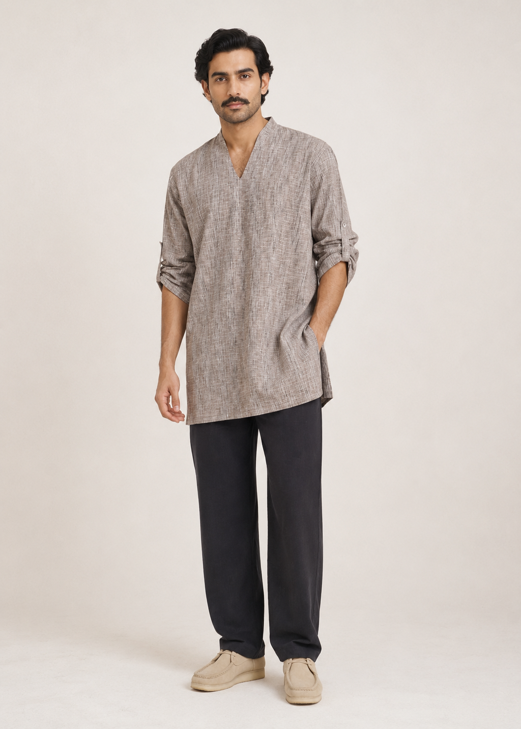 V-Neck Fusion Cord Set