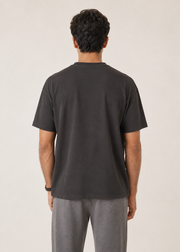 Crew Neck suede pocket T-Shirt