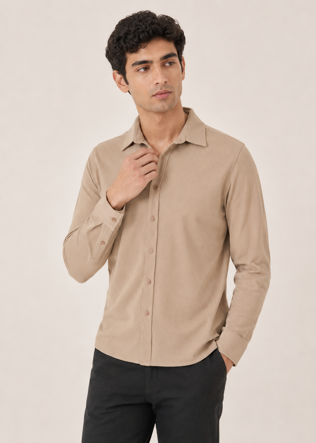 Athleisure Button Down Shirt