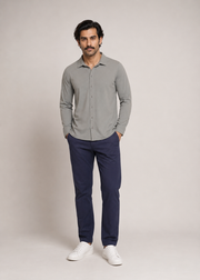 athleisure button down shirt