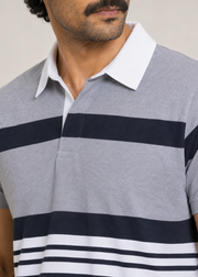 striped polo shirt - MKP08SS26B