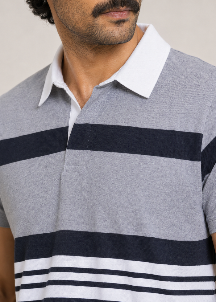 STRIPED POLO SHIRT