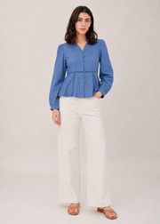 flarred cotton top
