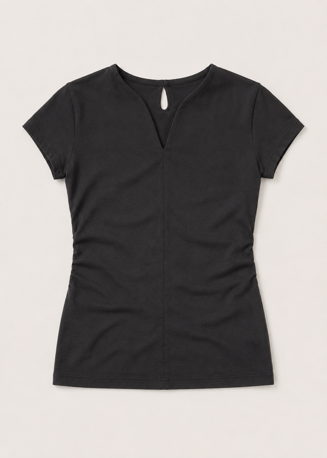 tulip neck tshirt