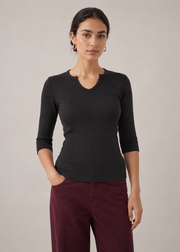 V-Cut Neck Tshirt