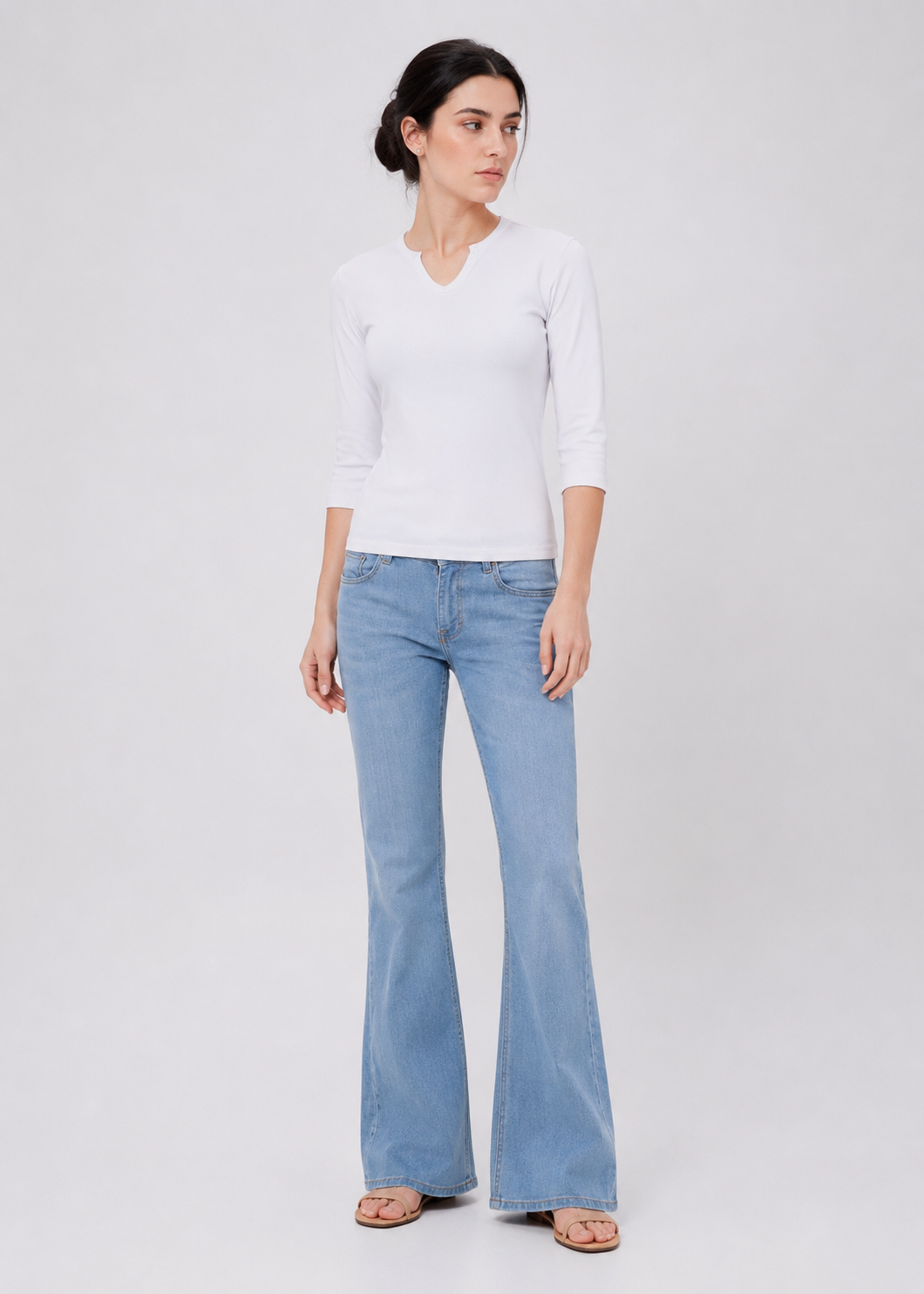 V-Cut Neck Tshirt