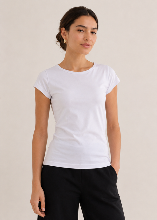 BASIC CREW NECK TEE