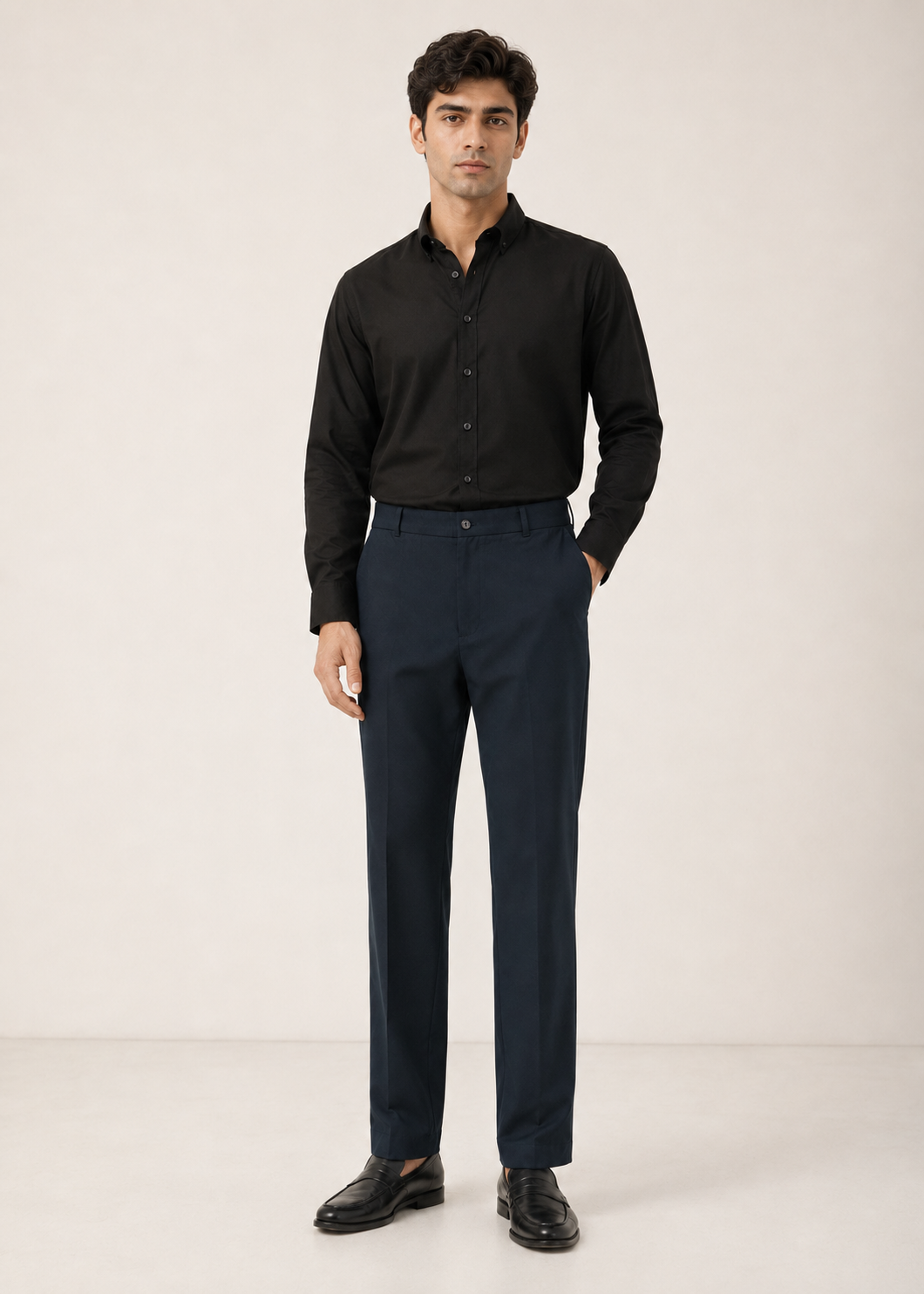 straight fit formal trousers - MB01SS26A