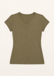 V-Cut Neck Tshirt
